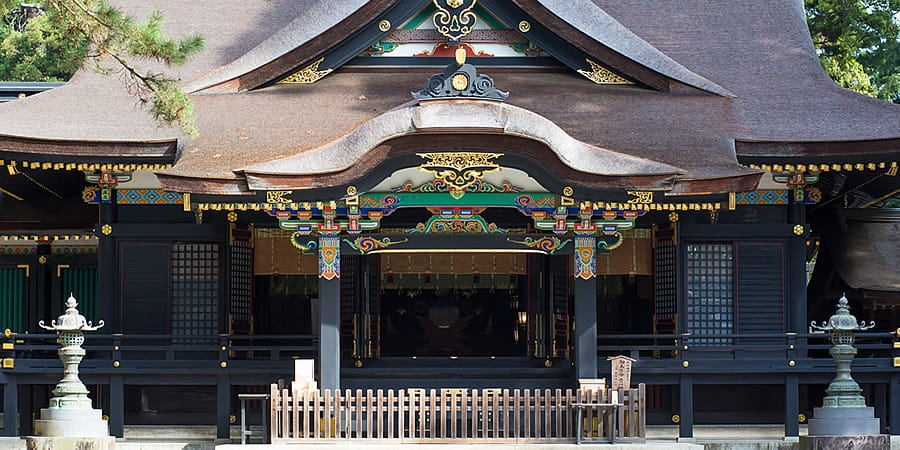 神社の正面