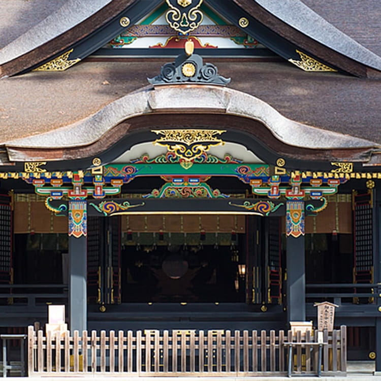 神社の正面