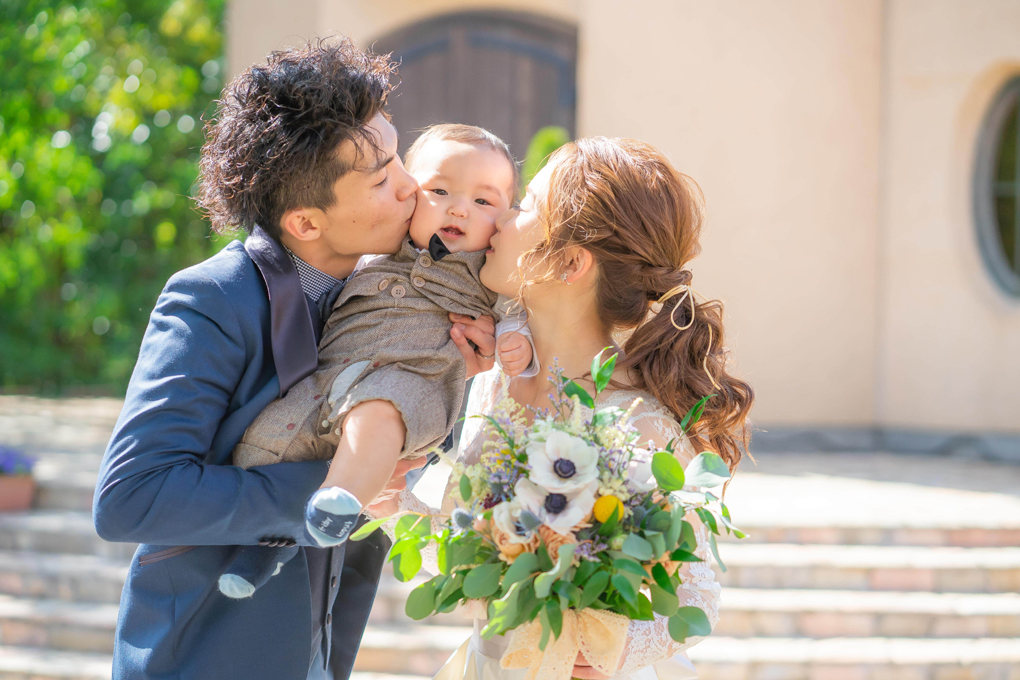 ウェディングキス お子様と