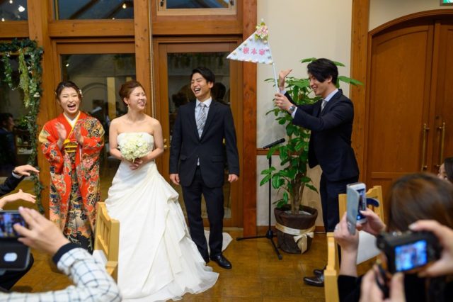 ゲストとの一体感を形にする演出 最高の瞬間をみんなで感じて 公式 成田 富里で一軒家貸切の結婚式ならエスポワール