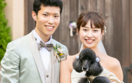 【秋】犬達に囲まれて挙式をあげることができました！