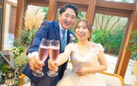 【秋】とにかく笑顔があふれる楽しい式になって 挙げてよかったな～！とすごく思っています‼