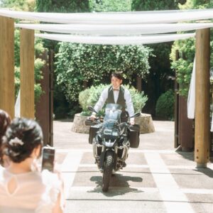 ガーデンバイク入場