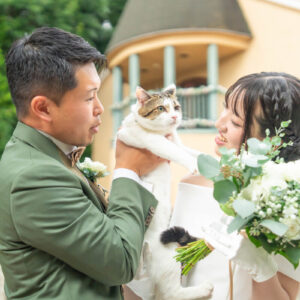 愛猫と一緒に迎えた、かけがえのない結婚式